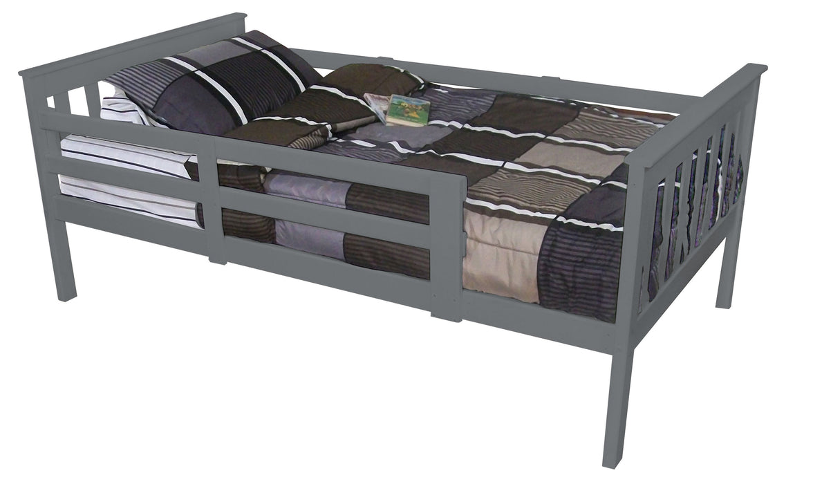 VersaLoft Twin Mission Bed with Safety Rails by A&L Furniture Company