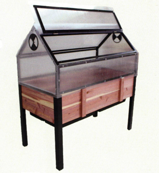 Harmony Acres Raised Bed Greenhouse Covers and Wheel Kits