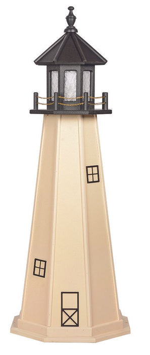 Octagonal Amish-Made Hybrid (Wood/Poly) Split Rock, MN Replica Lighthouses