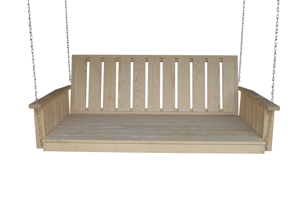 A&L Furniture Co. Amish-Made Pressure-Treated Pine Wingate Swing Beds