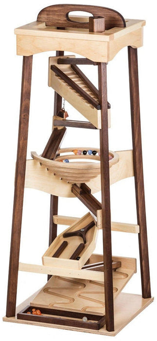 Amish Handmade Marble Roller Tower Toy