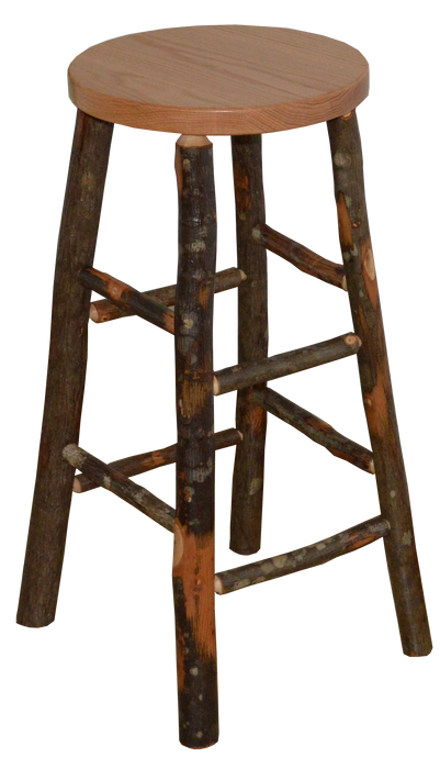 A&L Furniture Co. Amish-Made Hickory Bar Stools