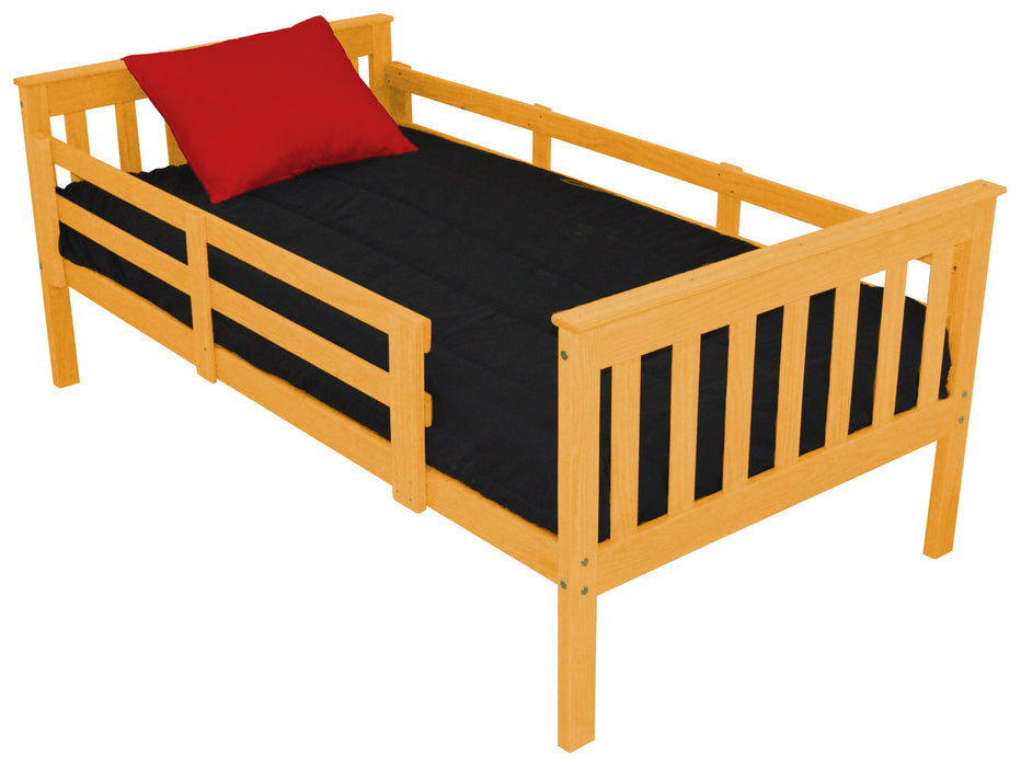 VersaLoft Twin Mission Bed with Safety Rails by A&L Furniture Company