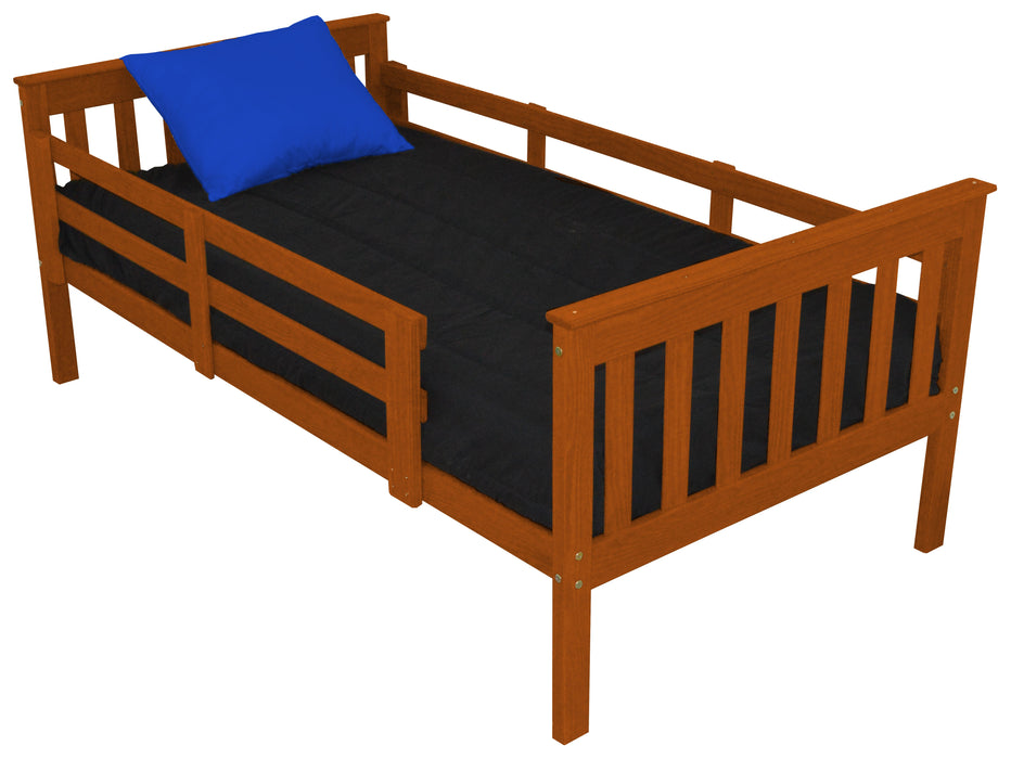 VersaLoft Twin Mission Bed with Safety Rails by A&L Furniture Company