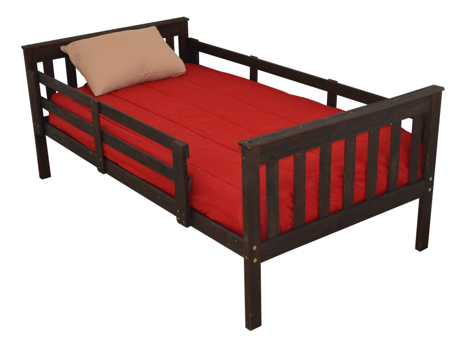 VersaLoft Twin Mission Bed with Safety Rails by A&L Furniture Company