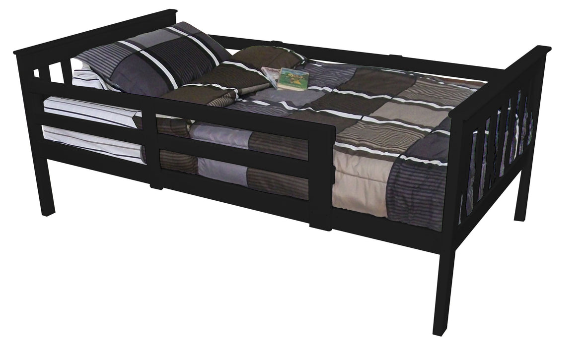 VersaLoft Twin Mission Bed with Safety Rails by A&L Furniture Company