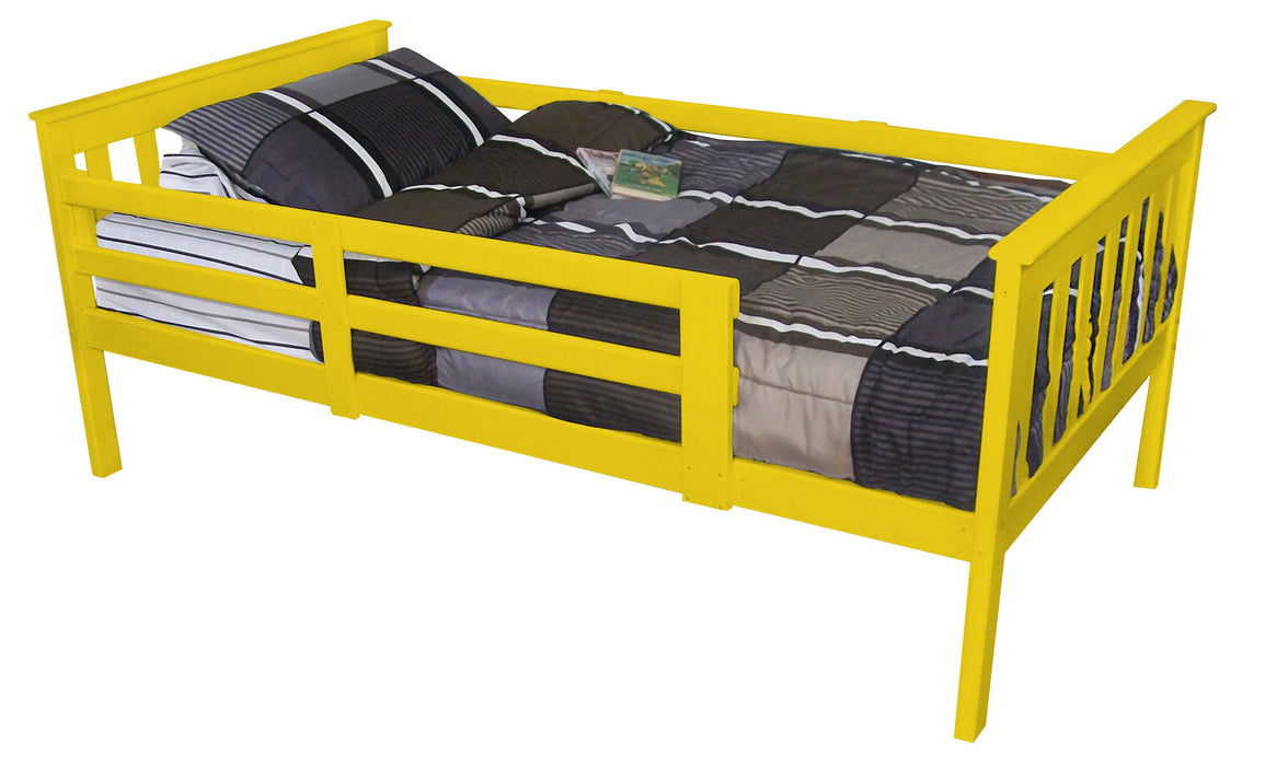 VersaLoft Twin Mission Bed with Safety Rails by A&L Furniture Company