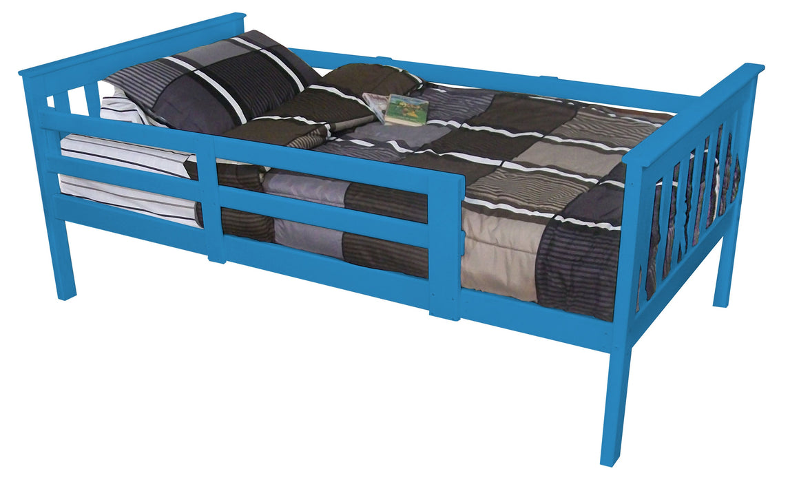 VersaLoft Twin Mission Bed with Safety Rails by A&L Furniture Company