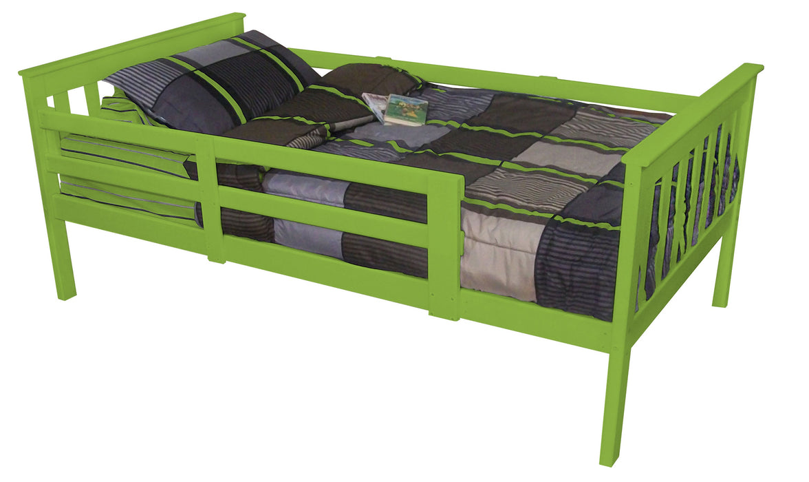 VersaLoft Twin Mission Bed with Safety Rails by A&L Furniture Company