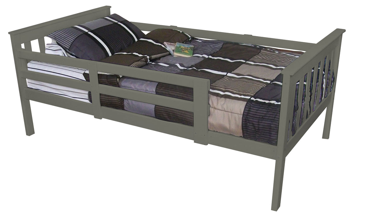 VersaLoft Twin Mission Bed with Safety Rails by A&L Furniture Company
