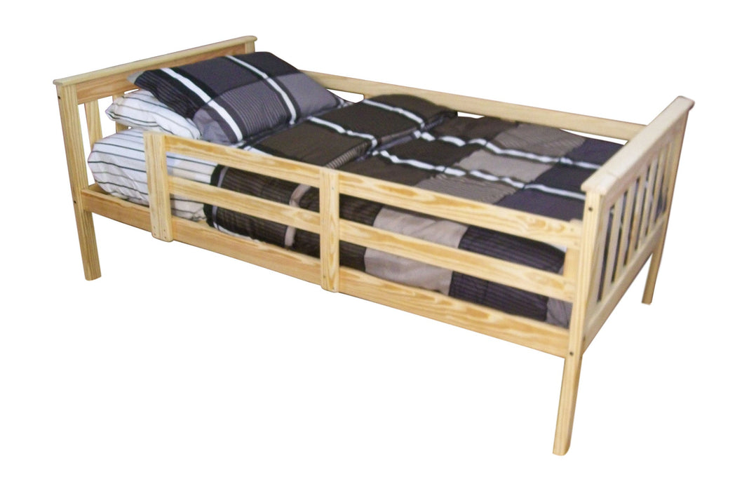 VersaLoft Twin Mission Bed with Safety Rails by A&L Furniture Company