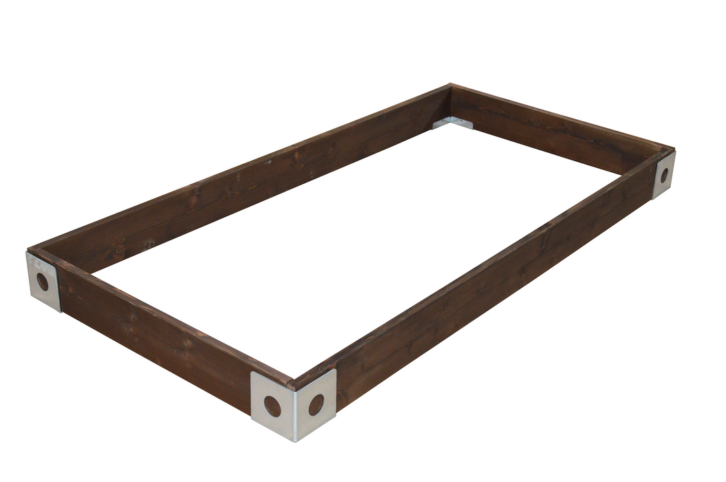 A&L Furniture Co. Amish-Made Cedar Raised Garden Beds with Decorative Corners