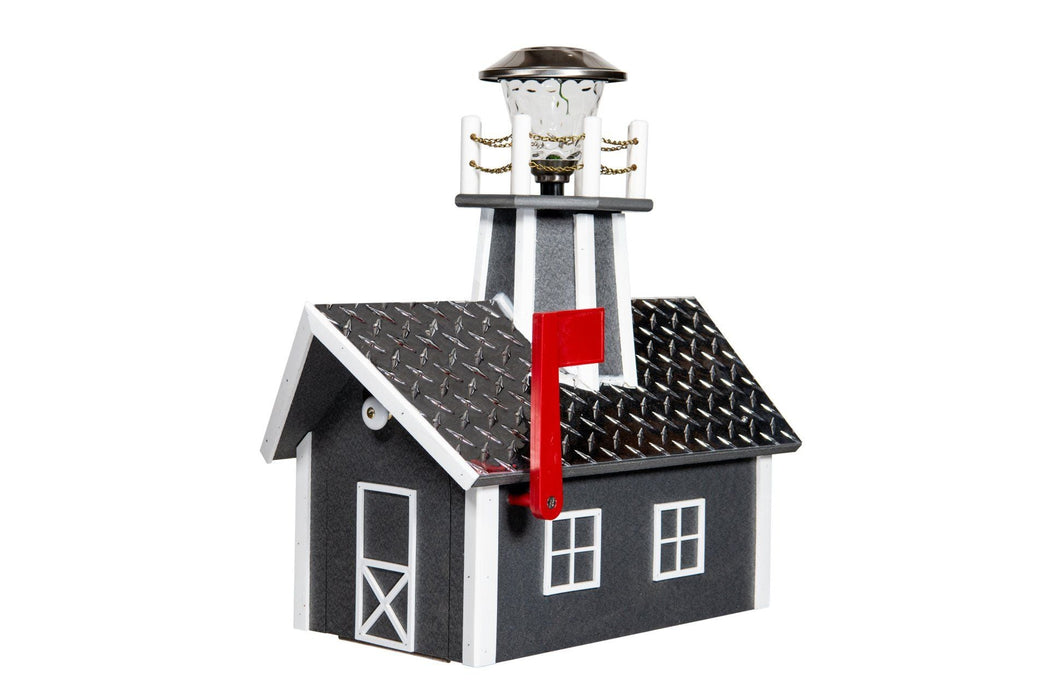 Amish-Made Poly Lighthouse Mailboxes
