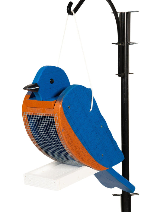 Amish-Made Deluxe Bird-Shaped Birdfeeders