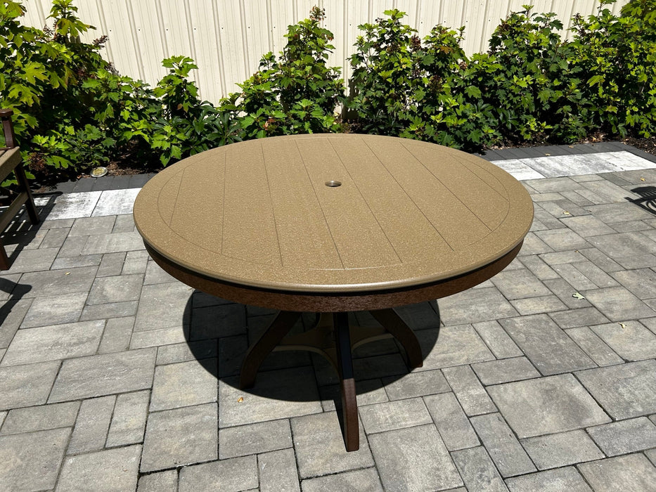 Amish-Made 44" Round Patio Dining Table - Local Purchase ONLY in Downingtown PA SR-RDT