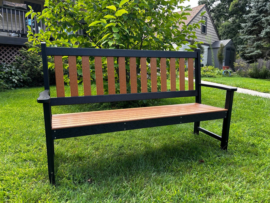 Amish-Made 5' Garden Bench - Local ONLY in Downingtown PA SR-GB5