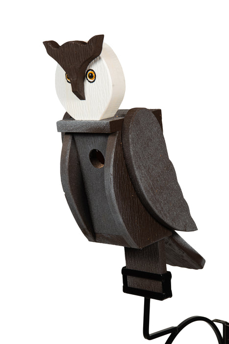 Amish-Made Deluxe Bird-Shaped Birdhouses