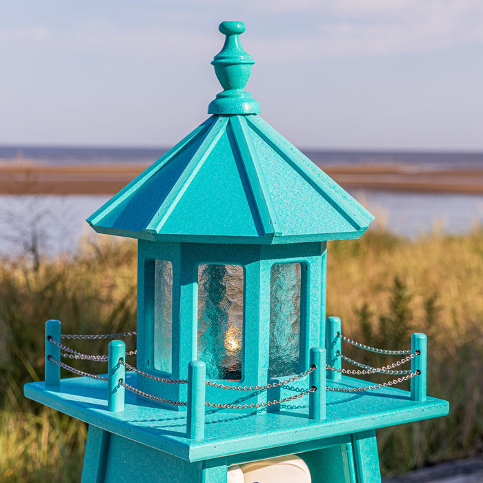 Amish-Made Nautical Lighthouse Shaped Shelves