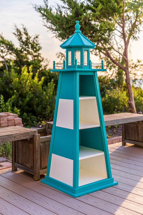 Amish-Made Nautical Lighthouse Shaped Shelves