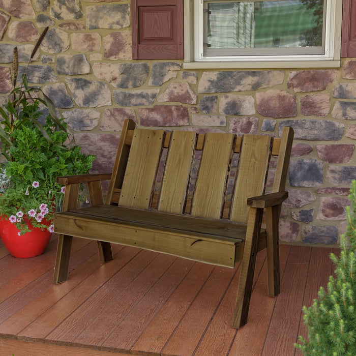 A&L Furniture Co. Blue Mountain Collection Timberland Garden Benches