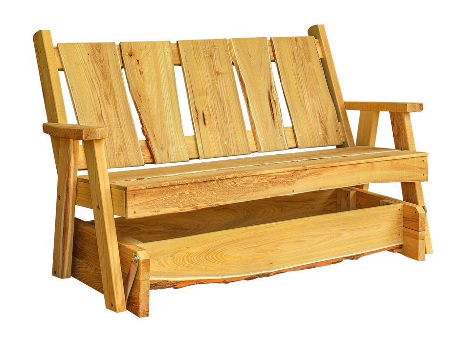 A&L Furniture Co. Blue Mountain Collection Timberland Glider Benches