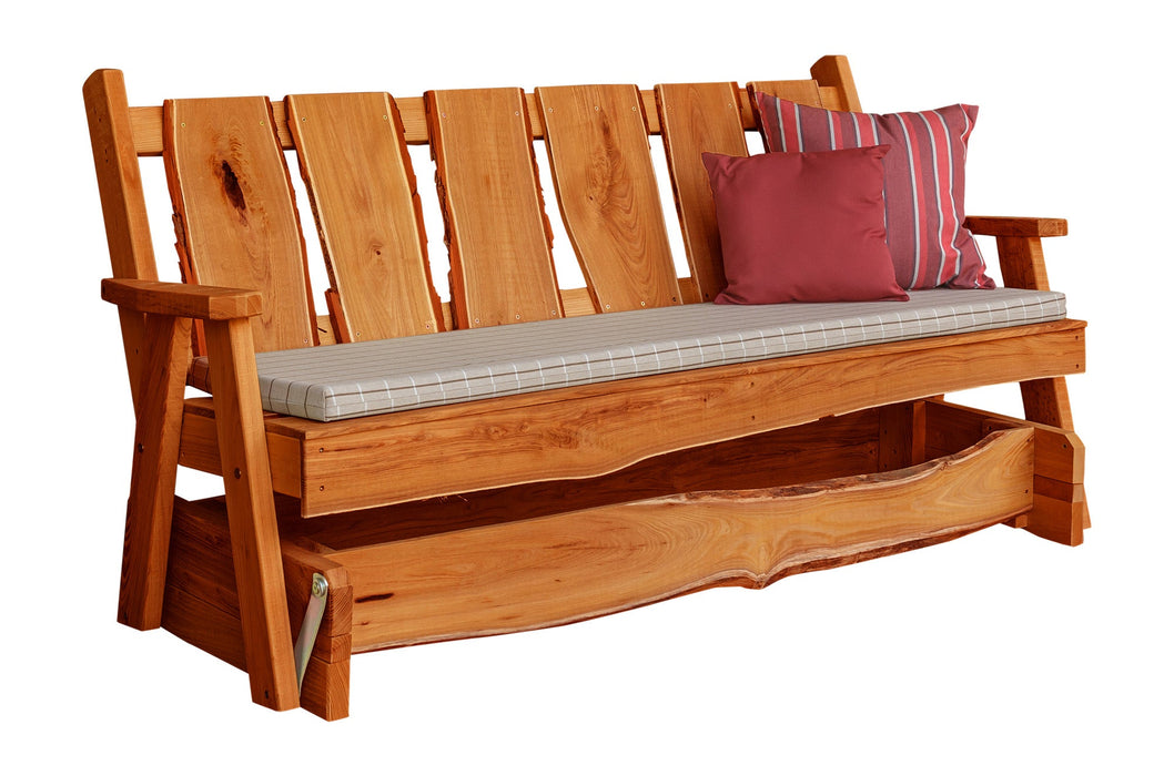 A&L Furniture Co. Blue Mountain Collection Timberland Glider Benches