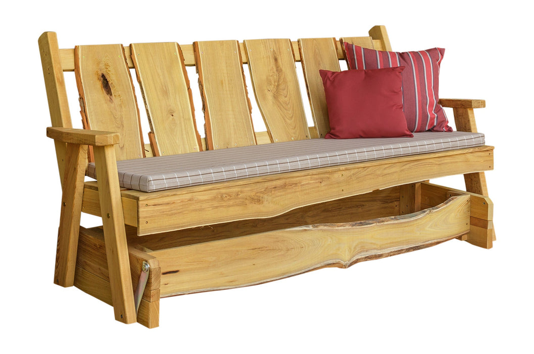 A&L Furniture Co. Blue Mountain Collection Timberland Glider Benches