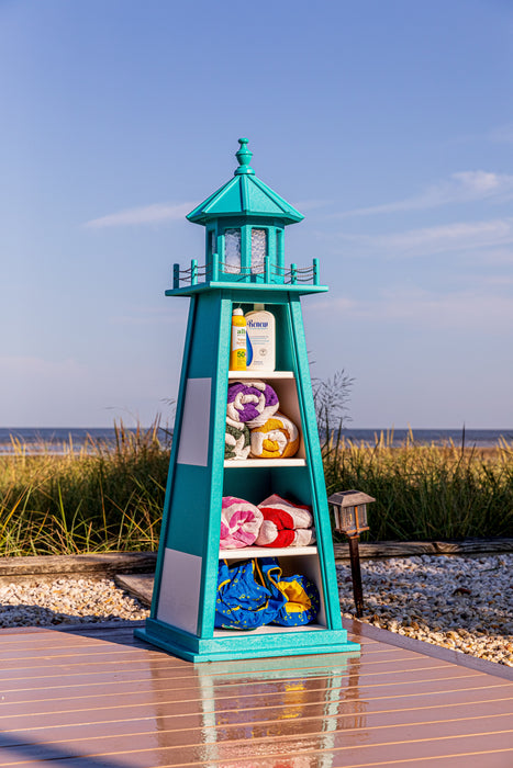 Amish-Made Nautical Lighthouse Shaped Shelves