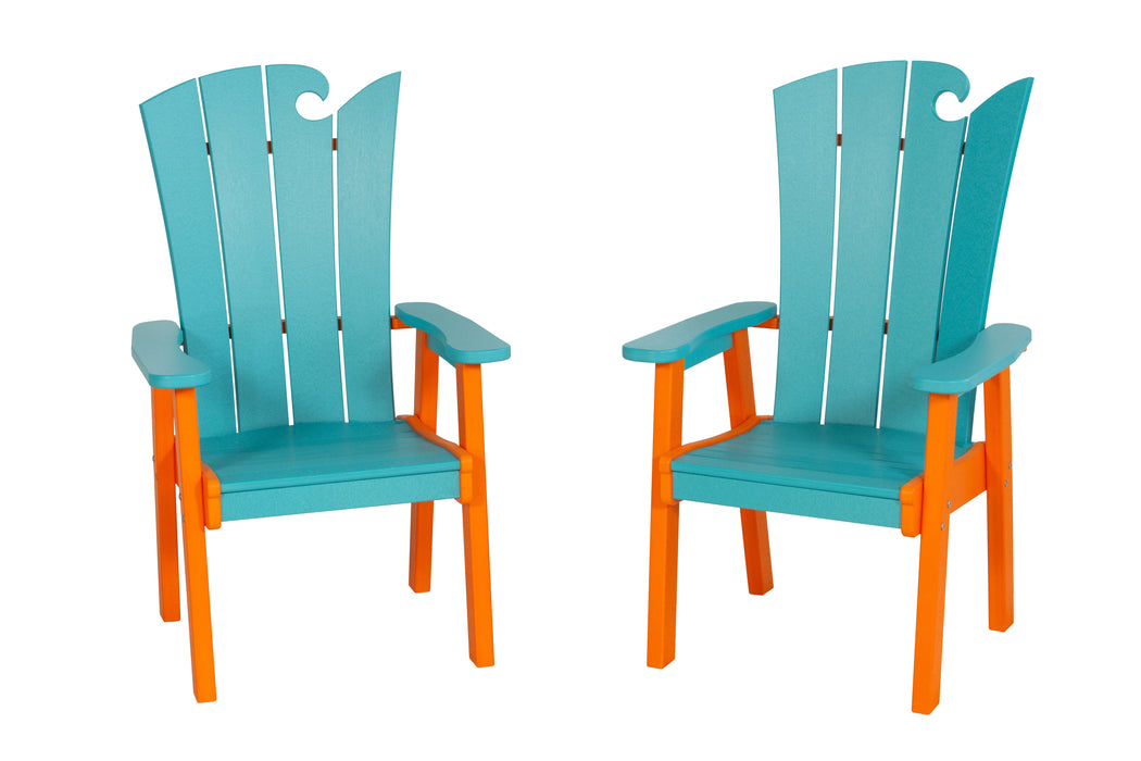 Amish-Made OceanWavz Collection Poly Dining Chairs