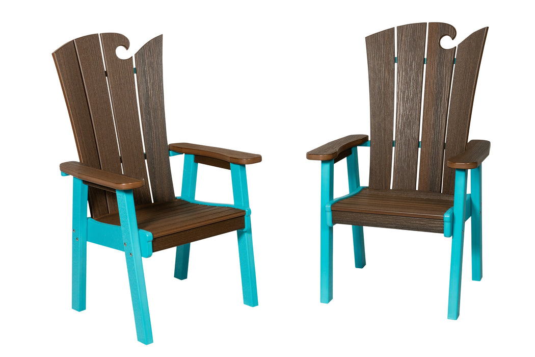 Amish-Made OceanWavz Collection Poly Dining Chairs