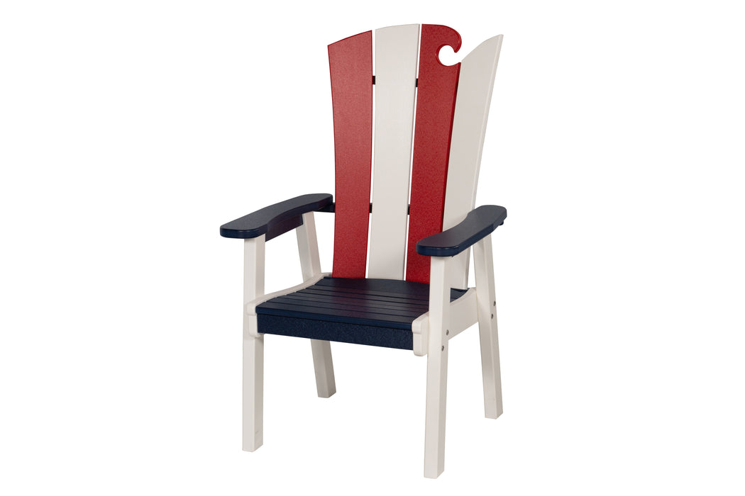 Amish-Made OceanWavz Collection Poly Dining Chairs