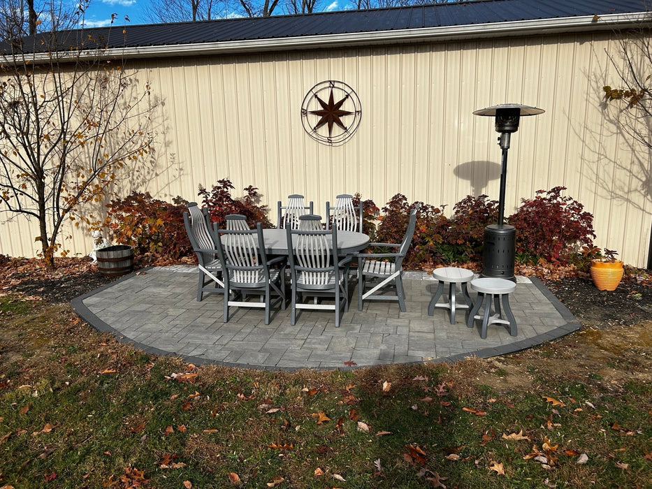 Amish-Made 44" x 68" Oval Patio Dining Table - Local Purchase ONLY in Downingtown PA SR-ODT