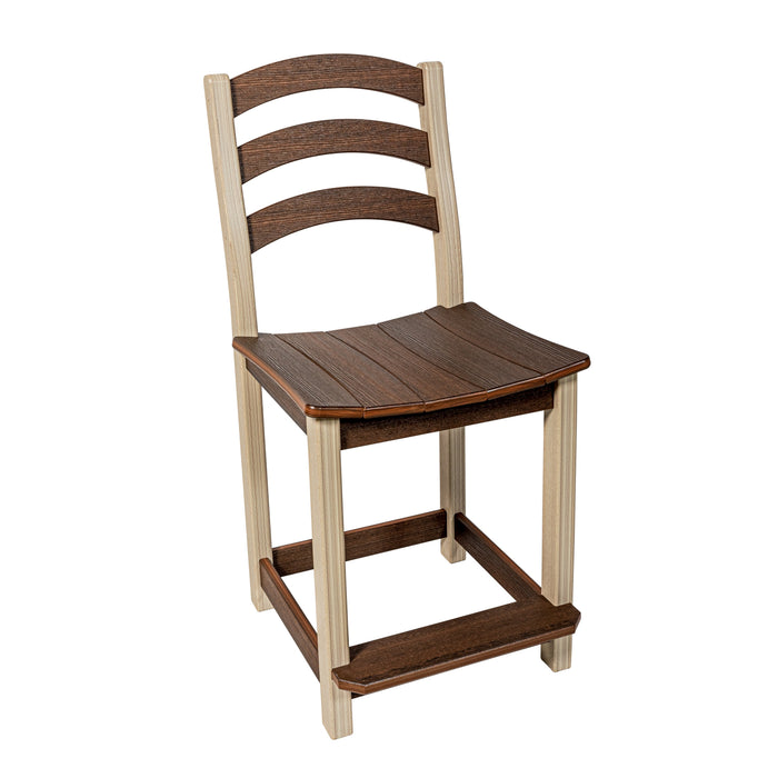 Amish-Made Seabreak Collection Counter-Height Poly Dining Chairs