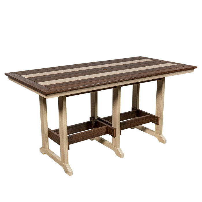 Amish-Made Seabreak Collection Counter-Height Poly Dining Tables