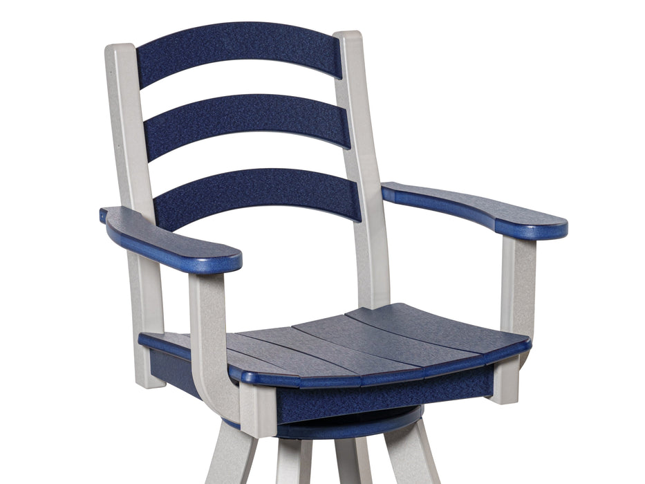 Amish-Made Seabreak Collection Poly Bar Chairs