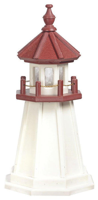 Octagonal Amish-Made Wooden Marblehead, OH Replica Lighthouses