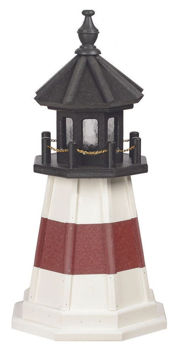 Octagonal Amish-Made Hybrid (Wood/Poly) Montauk, NY Replica Lighthouses