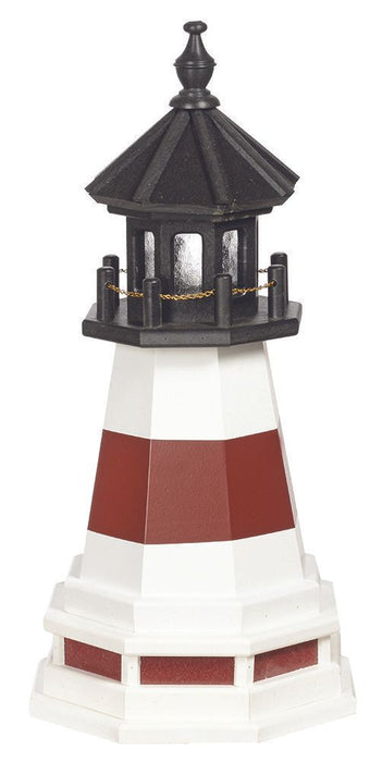 Octagonal Amish-Made Hybrid (Wood/Poly) Montauk, NY Replica Lighthouses