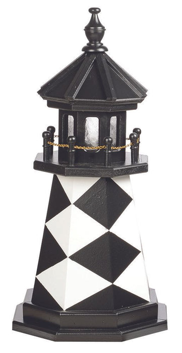Octagonal Amish-Made Wooden Cape Lookout, NC Replica Lighthouses