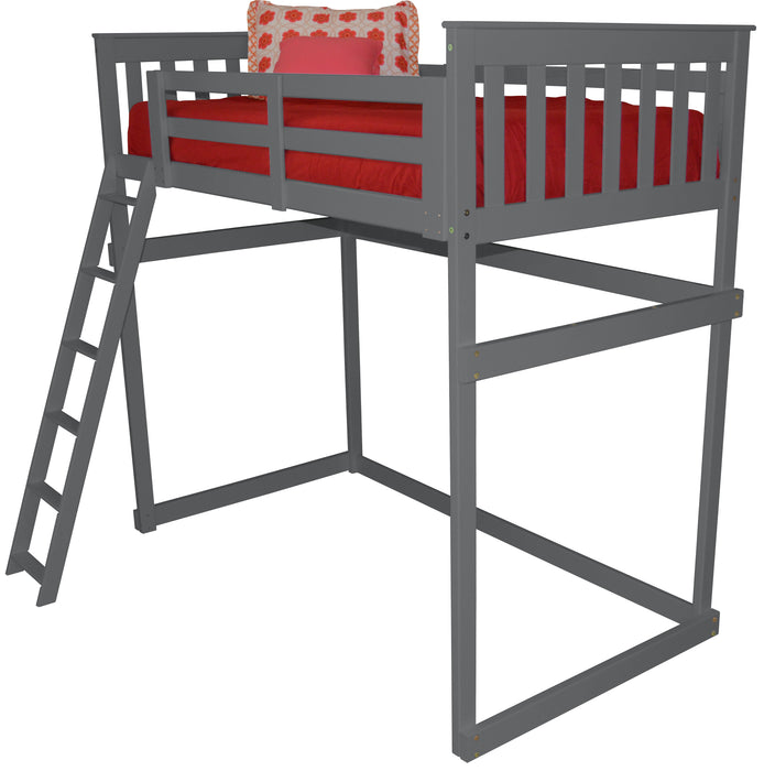 VersaLoft Twin Mission Loft Beds with Ladders by A&L Furniture Company