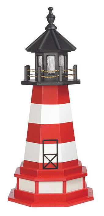 Octagonal Amish-Made Hybrid (Wood/Poly) Assateague, VA Replica Lighthouses