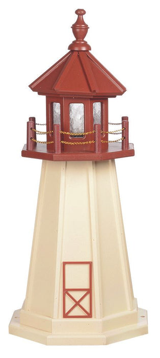 Octagonal Amish-Made Hybrid (Wood/Poly) Cape May, NJ Replica Lighthouses