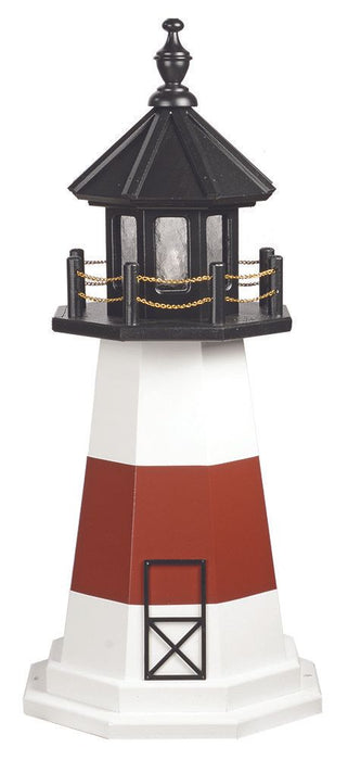 Octagonal Amish-Made Hybrid (Wood/Poly) Montauk, NY Replica Lighthouses