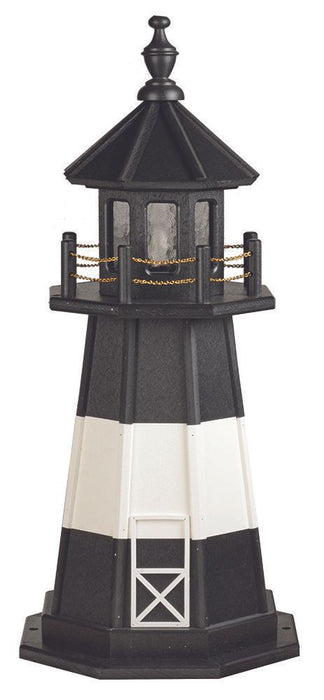 Octagonal Amish-Made Hybrid (Wood/Poly) Tybee Island, GA Replica Lighthouses