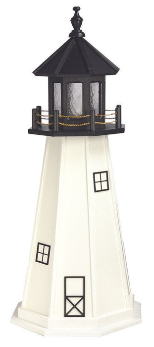 Octagonal Amish-Made Hybrid (Wood/Poly) Cape Cod, MA Replica Lighthouses