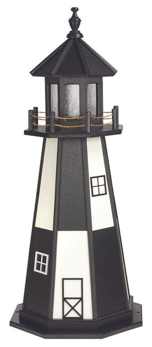 Octagonal Amish-Made Hybrid (Wood/Poly) Cape Henry, VA Replica Lighthouses