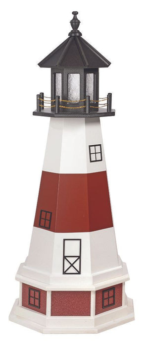 Octagonal Amish-Made Hybrid (Wood/Poly) Montauk, NY Replica Lighthouses