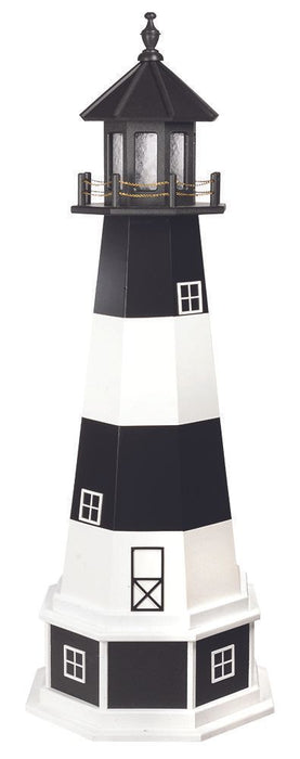 Octagonal Amish-Made Wooden Bodie Island, NC Replica Lighthouses