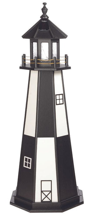 Octagonal Amish-Made Hybrid (Wood/Poly) Cape Henry, VA Replica Lighthouses