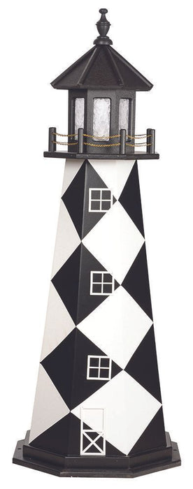 Octagonal Amish-Made Wooden Cape Lookout, NC Replica Lighthouses